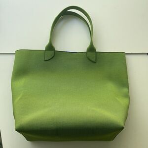 Rothy's The Lightweight Tote Leaf Green Recycled Plastic Knit Keychain Work Bag